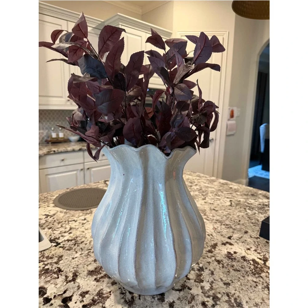 Artificial Black Plum Leaf Stem 25”- Hearth & Hand with Magnolia